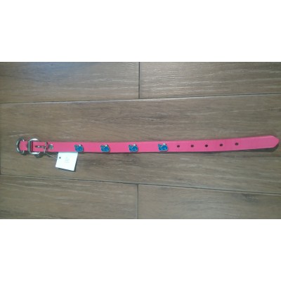  Dog Collar with Blue Whales  - 18 '' * "Hot Dressed"